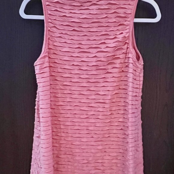 AB Studio Orange Ruffle Tank Top - Picture 5 of 6